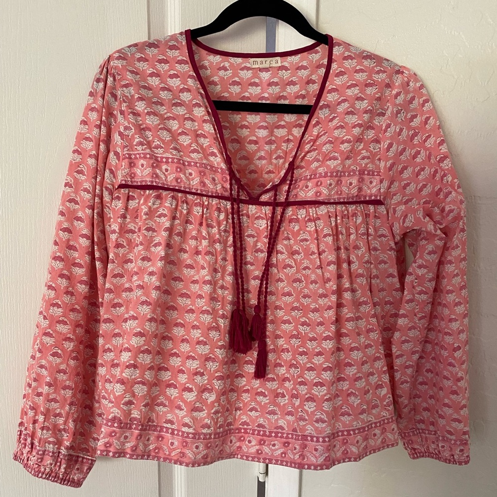 Marea by Liz Joy Pink Floral Top